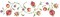 Pomegranate Wall Stencil Border | 2085 by Designer Stencils | Reusable Art Craft Stencils for Painting on Walls, Canvas, Wood | Reusable Plastic Paint Stencil for Home Makeover | Easy to Use & Clean Art Stencil